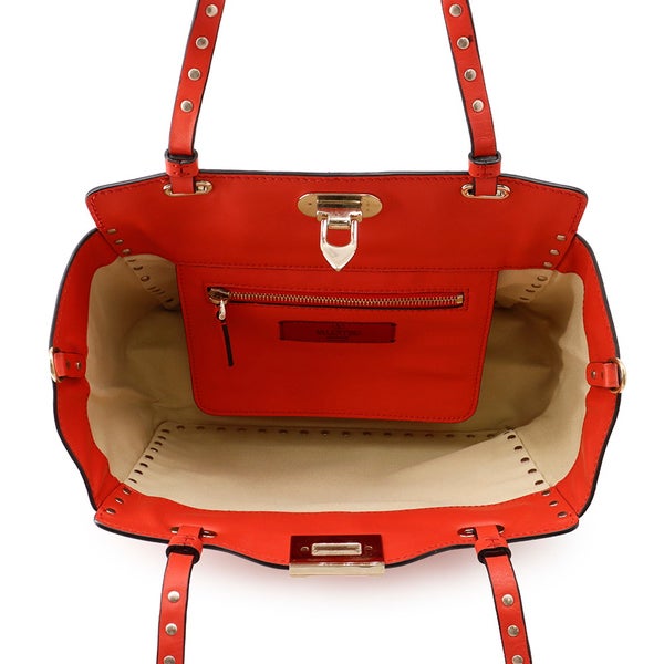 ヴァレンティノ・ガラヴァーニ トートバッグ ロックスタッズ VALENTINO ショルダーバッグ