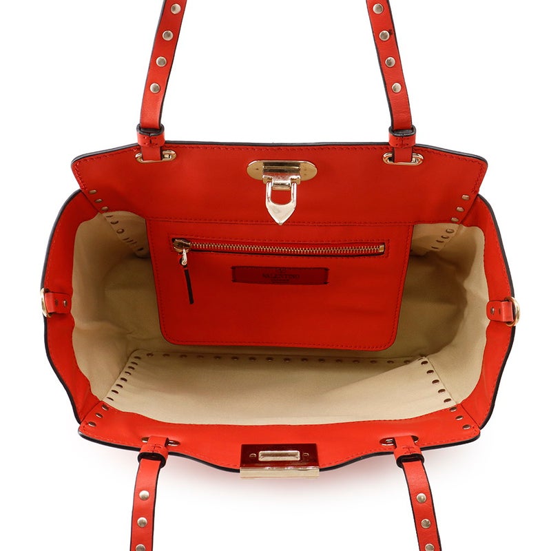 ヴァレンティノ・ガラヴァーニ トートバッグ ロックスタッズ VALENTINO ショルダーバッグ
