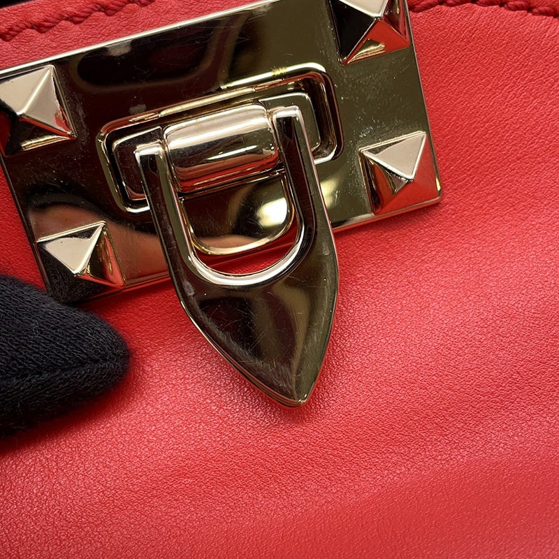 ヴァレンティノ・ガラヴァーニ トートバッグ ロックスタッズ VALENTINO ショルダーバッグ