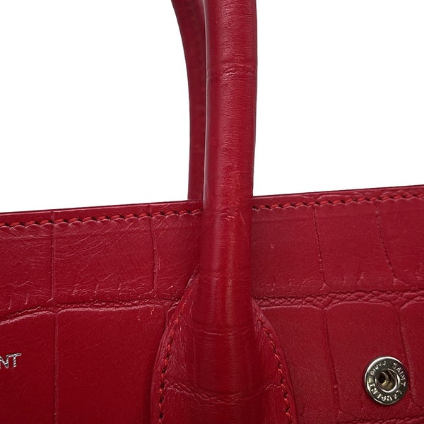サンローランパリ ハンドバッグ サック ド ジュール ベイビー 型押しレザー 392032 SAINT LAURENT PARIS ２wayショルダー