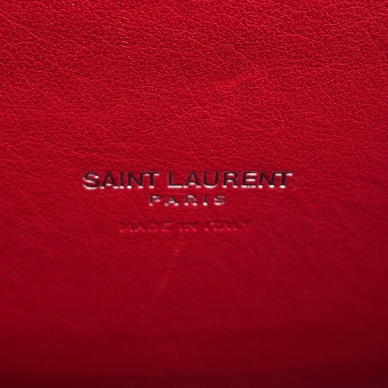 サンローランパリ ハンドバッグ サック ド ジュール ベイビー 型押しレザー 392032 SAINT LAURENT PARIS ２wayショルダー