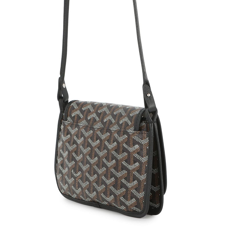 ゴヤール ショルダーバッグ プリュメ ポーチウォレット PVC PLUMETPMLTY01CL01P GOYARD ミニバッグ 黒