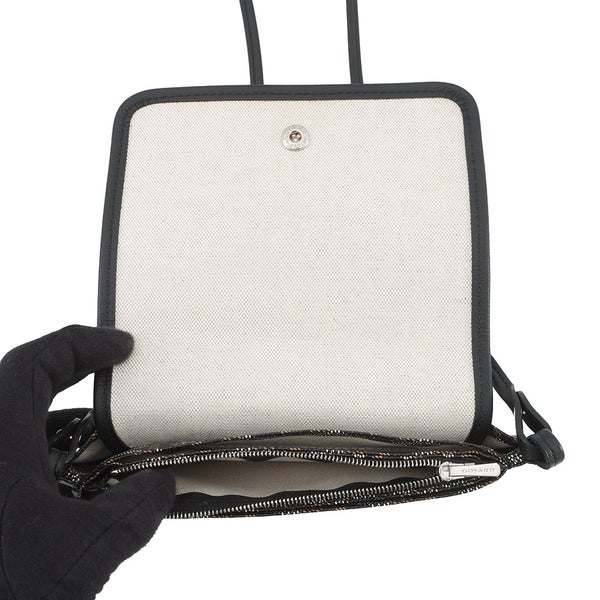 ゴヤール ショルダーバッグ プリュメ ポーチウォレット PVC PLUMETPMLTY01CL01P GOYARD ミニバッグ 黒