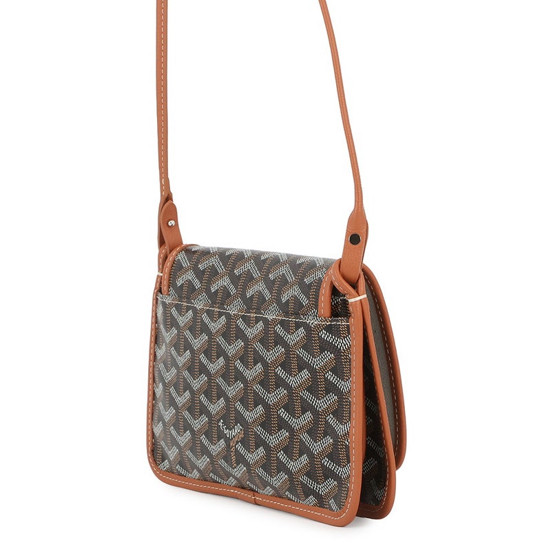 ゴヤール ショルダーバッグ プリュメ ポーチウォレット PVC PLUMETPMLTY01CL03P GOYARD 黒 ヘリンボーン