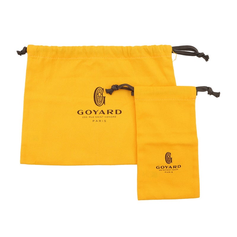 ゴヤール ショルダーバッグ プリュメ ポーチウォレット PVC PLUMETPMLTY01CL03P GOYARD 黒 ヘリンボーン