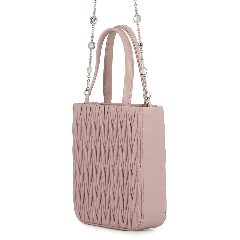 ミュウミュウ ハンドバッグ マテラッセ レザー 5BA220 Miu Miu 2way