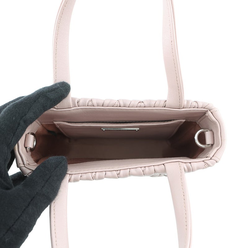 ミュウミュウ ハンドバッグ マテラッセ レザー 5BA220 Miu Miu 2wayチェーンショルダーバッグ