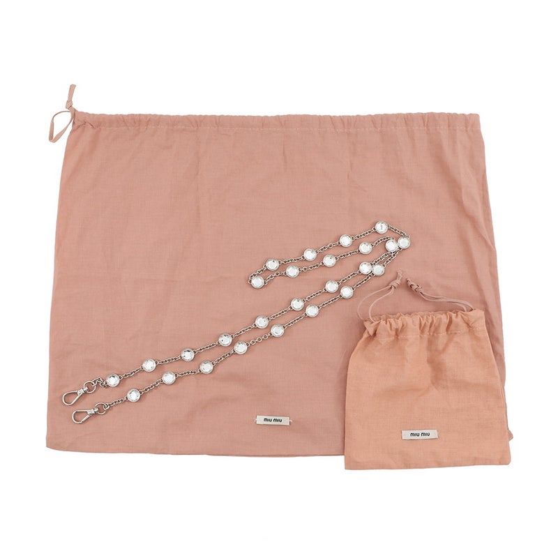 ミュウミュウ ハンドバッグ マテラッセ レザー 5BA220 Miu Miu 2wayチェーンショルダーバッグ