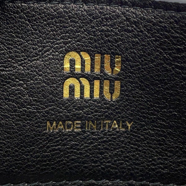 ミュウミュウ ショルダーバッグ ミニ ナッパレザー 5NF460 Miu Miu バッグ 黒