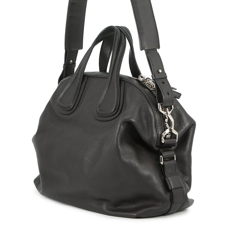 ジバンシー ハンドバッグ ニューナイチンゲール ミディアム レザー BB05097025 GIVENCHY 2way 黒