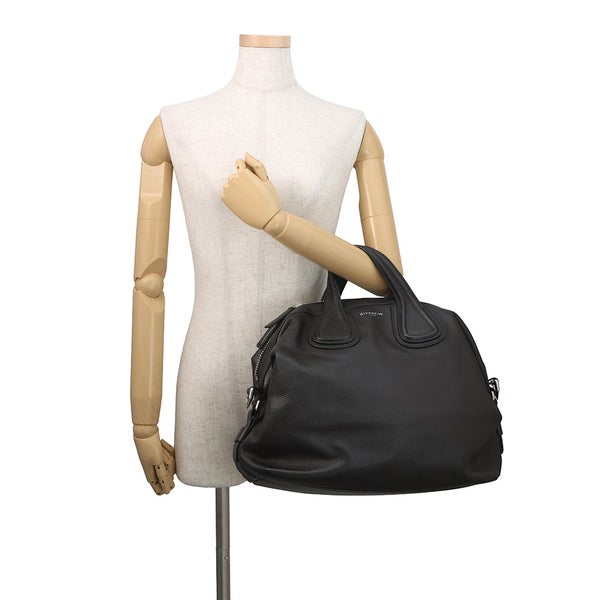 ジバンシー ハンドバッグ ニューナイチンゲール ミディアム レザー BB05097025 GIVENCHY 2way 黒