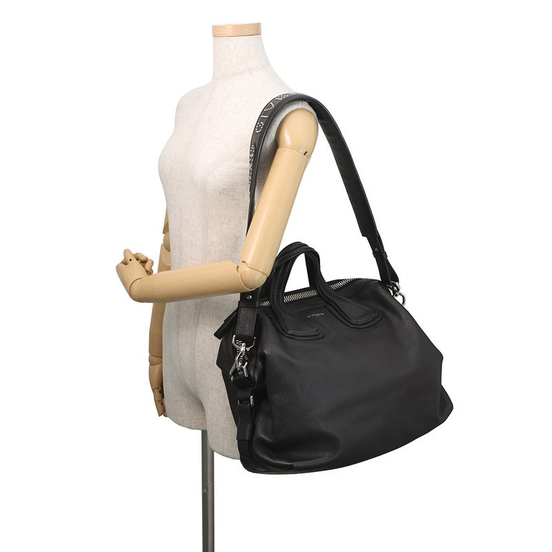 ジバンシー ハンドバッグ ニューナイチンゲール ミディアム レザー BB05097025 GIVENCHY 2way 黒