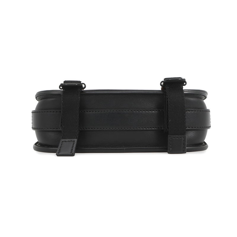 バーバリー ショルダーバッグ タイガープリント メッセンジャーバッグ PVC レザー 8050873 BURBERRY 黒