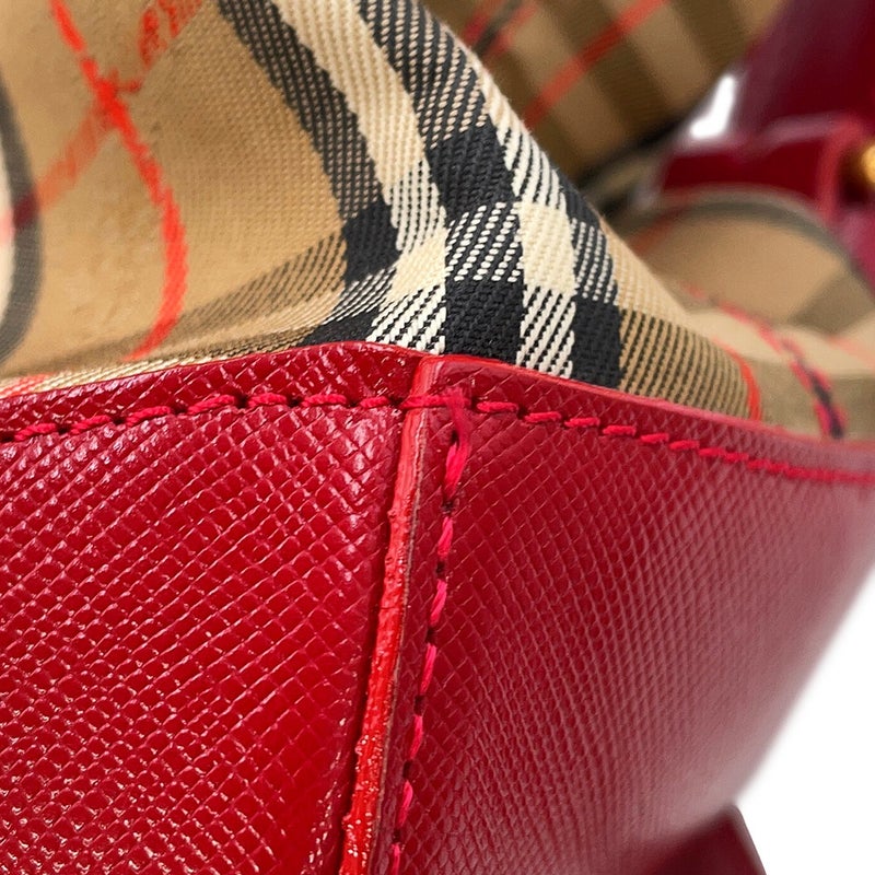 バーバリー リュック チェック キャンバス レザー BURBERRY バッグ バックパック