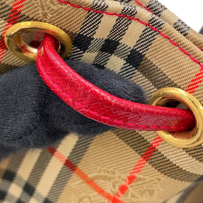 バーバリー リュック チェック キャンバス レザー BURBERRY バッグ バックパック