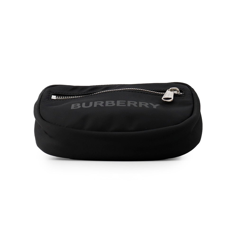 BURBERRY バーバリー ボディバッグ ウエストポーチ ナイロン 黒 バーバリー ボディバッグ ロゴプリント ナイロン 8014519 BURBERRY