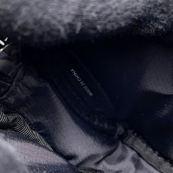 バーバリー ボディバッグ ロゴプリント ナイロン 8014519 BURBERRY ウエストポーチ 黒