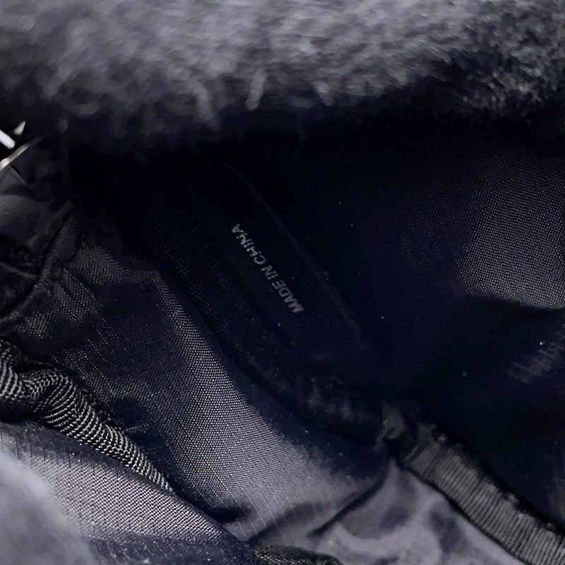 バーバリー ボディバッグ ロゴプリント ナイロン 8014519 BURBERRY ウエストポーチ 黒