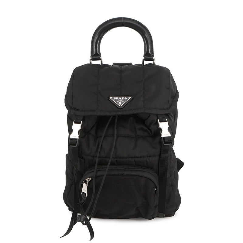 プラダ リュック キルティング バックパック ナイロン 1BZ002 PRADA バッグ リュックサック 黒