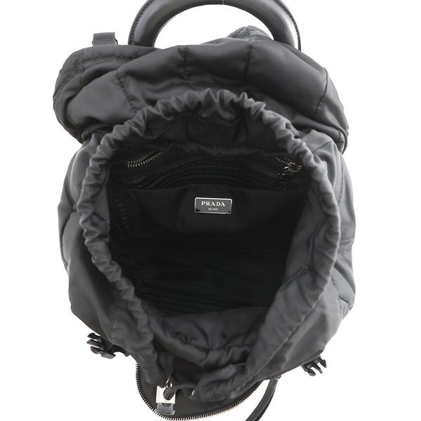 プラダ リュック キルティング バックパック ナイロン 1BZ002 PRADA バッグ リュックサック 黒