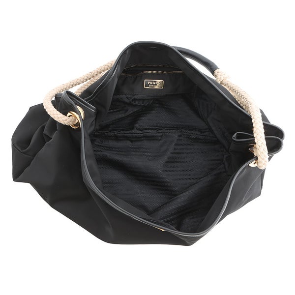 プラダ ショルダーバッグ マリナー ラージ Re-Nylon ナイロン 1BC244 PRADA 黒