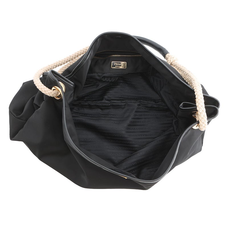 プラダ ショルダーバッグ マリナー ラージ Re-Nylon ナイロン 1BC244 PRADA 黒