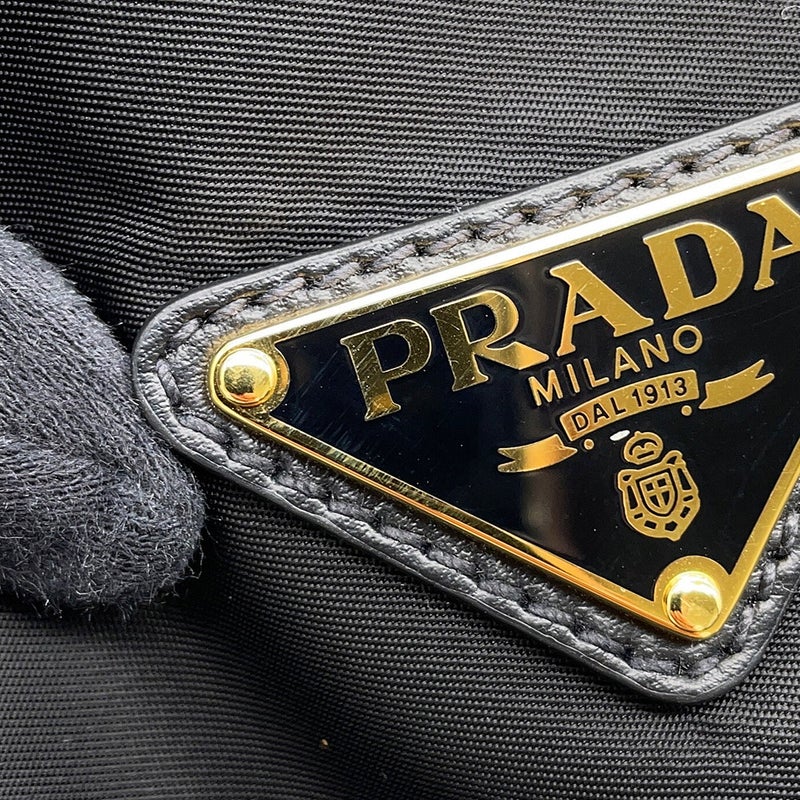 プラダ ショルダーバッグ マリナー ラージ Re-Nylon ナイロン 1BC244 PRADA 黒