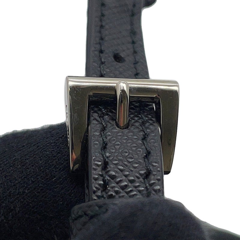 プラダ チェーンショルダーバッグ トライアングルロゴ  1BH029 PRADA ミニリュック 黒