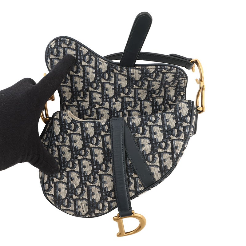 クリスチャン・ディオール ハンドバッグ オブリーク サドルバッグ ミニ キャンバス M0456CTZQ Christian Dior トロッター