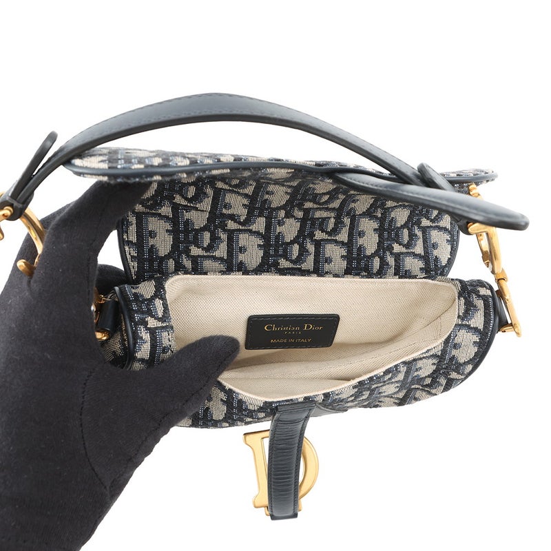 クリスチャン・ディオール ハンドバッグ オブリーク サドルバッグ ミニ キャンバス M0456CTZQ Christian Dior トロッター