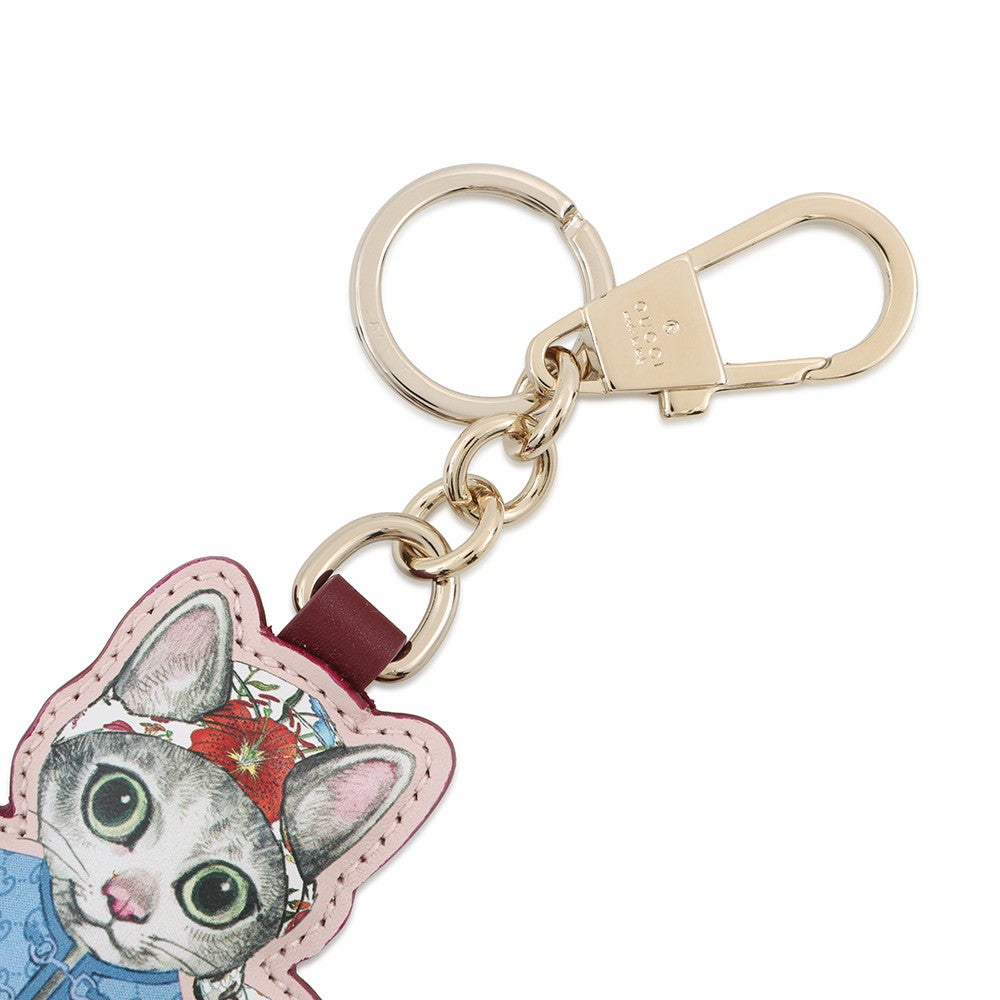 グッチ バッグチャーム ヒグチユウコ キャット GGスプリーム 851743