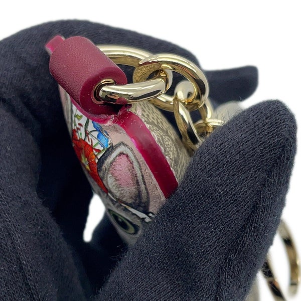 グッチ バッグチャーム ヒグチユウコ キャット GGスプリーム 851743 GUCCI キーホルダー 日本限定 猫