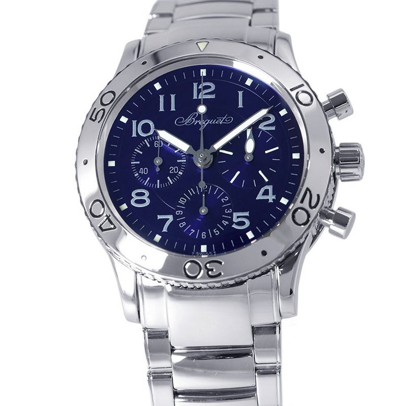 ブレゲ タイプ XX アエロナバル 日本限定1000本 BREGUET 腕時計 ブルー文字盤
