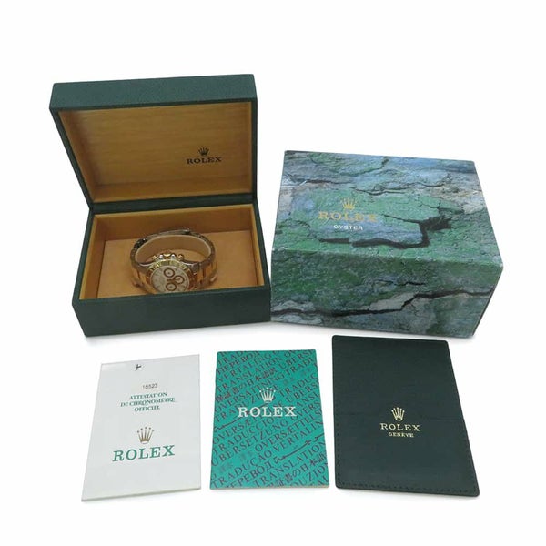 ロレックス コスモグラフ デイトナ コンビ SS/K18YGイエローゴールド U番 16523 ROLEX 腕時計 白文字盤