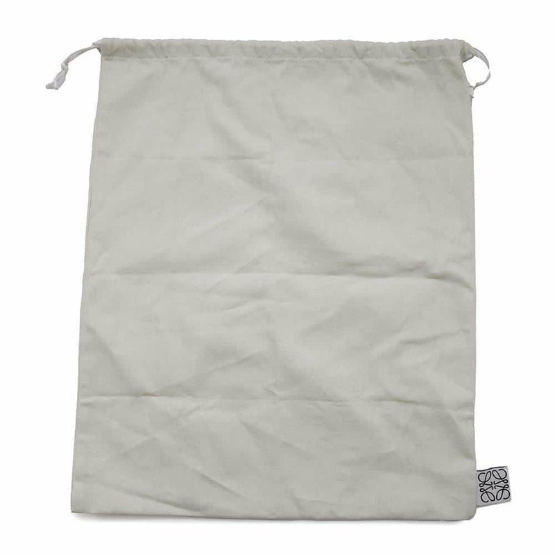 ロエベ ショルダー バッグ ドローストリング バケットバッグ ラフィア レザー A223222X01 かごバッグ 白