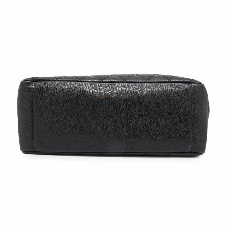 シャネル チェーントートバッグ ココマーク マトラッセ GST キャビアスキン A50995 CHANEL ショルダーバッグ 黒