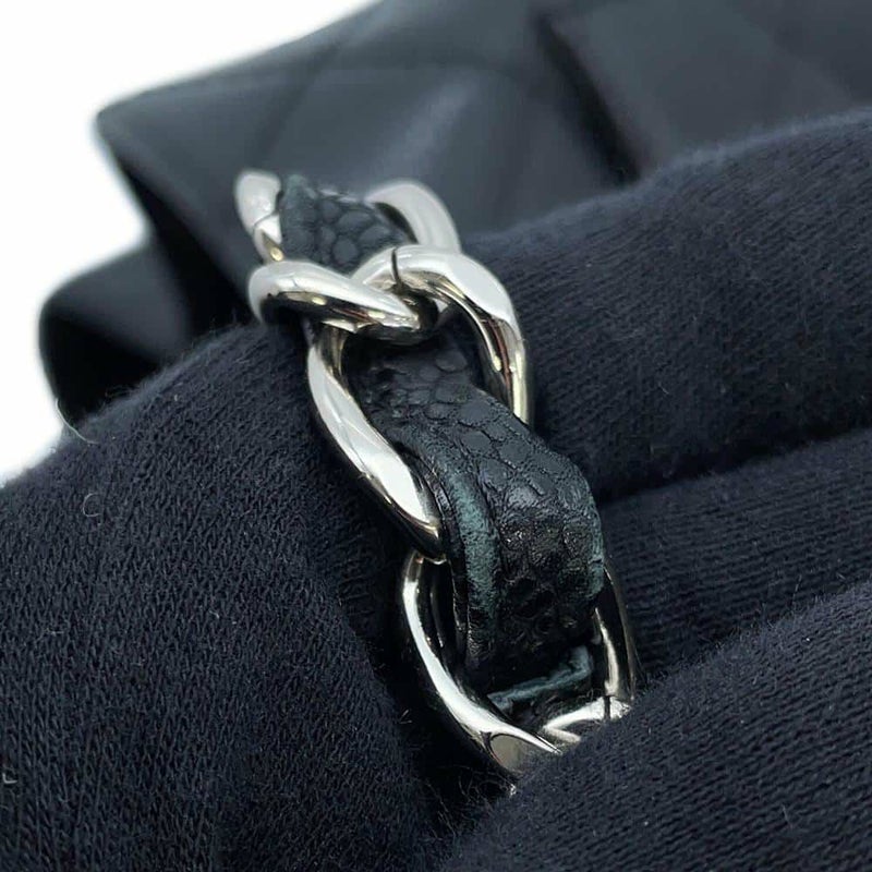 シャネル チェーントートバッグ ココマーク マトラッセ GST キャビアスキン A50995 CHANEL ショルダーバッグ 黒