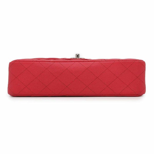 シャネル チェーンショルダーバッグ マトラッセ25 ココマーク キャビアスキン ダブルチェーン A01112 CHANEL