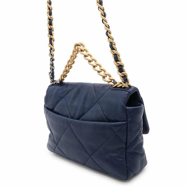 シャネル チェーンショルダーバッグ CHANEL19 マトラッセ ココマーク ラムスキン AS1160 CHANEL バッグ