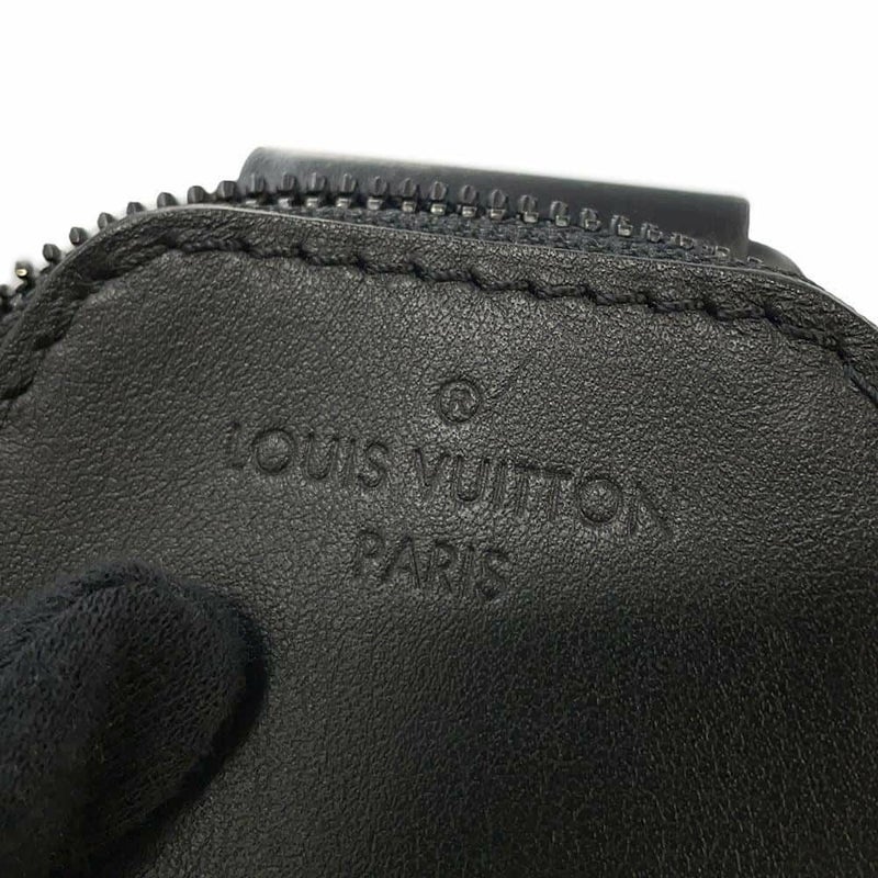 ルイヴィトン ボディバッグ モノグラム・マカサー アヴェニュー・スリングバッグ M46718 LOUIS VUITTON 黒 ブラック