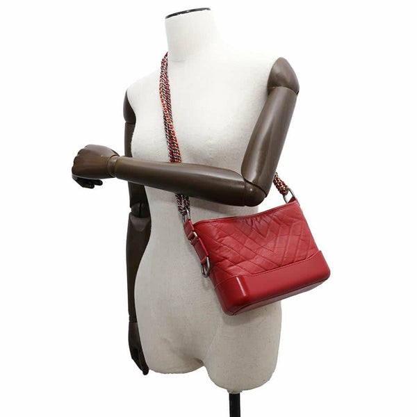 ャネル チェーンショルダーバッグ シェブロン ココマーク ガブリエル ドゥ シャネル スモール ホーボーバッグ A91810 Vステッチ