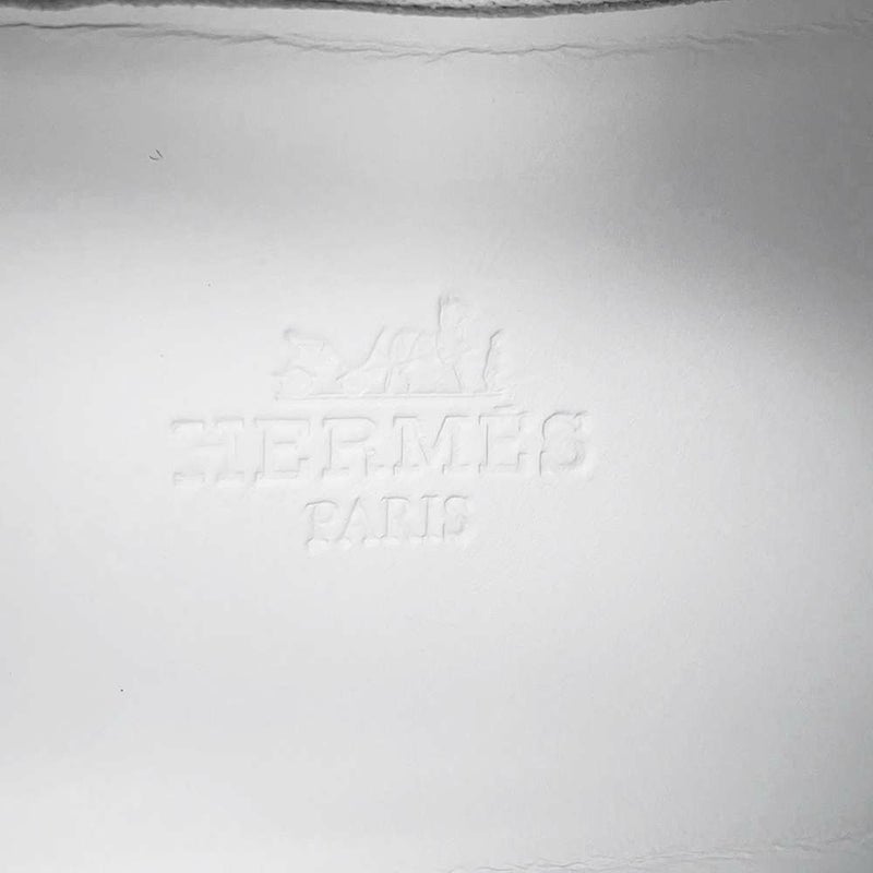 エルメス スニーカー バウンシング レザー レディースサイズ36 HERMES 靴 白 黒