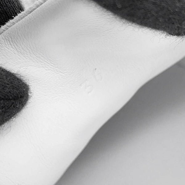 エルメス スニーカー バウンシング レザー レディースサイズ36 HERMES 靴 白 黒