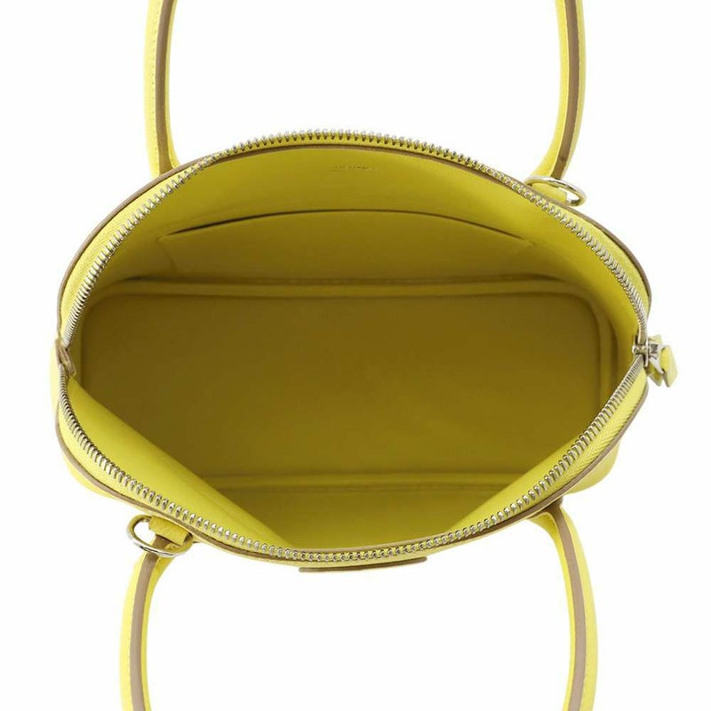 エルメス ハンドバッグ ボリード27 ライム/シルバー金具 エプソン Y刻印 2wayショルダー