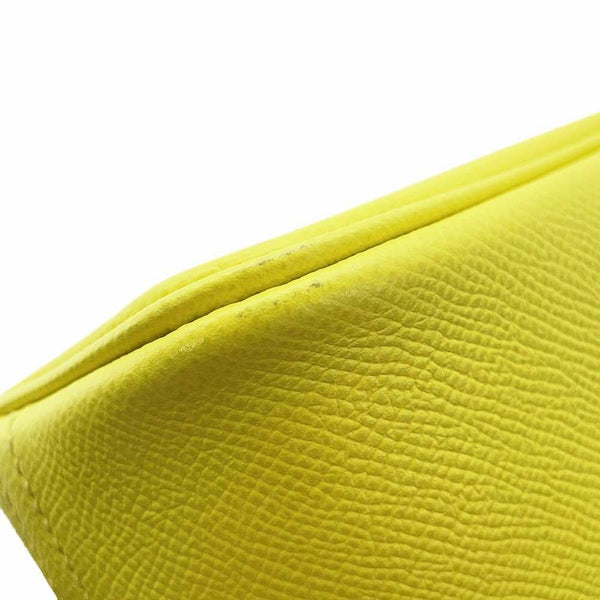 エルメス ハンドバッグ ボリード27 ライム/シルバー金具 エプソン Y刻印 2wayショルダー