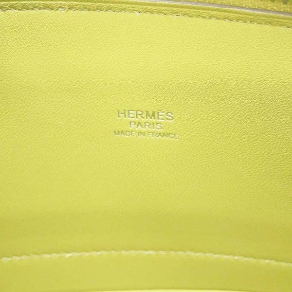 エルメス ハンドバッグ ボリード27 ライム/シルバー金具 エプソン Y刻印 2wayショルダー