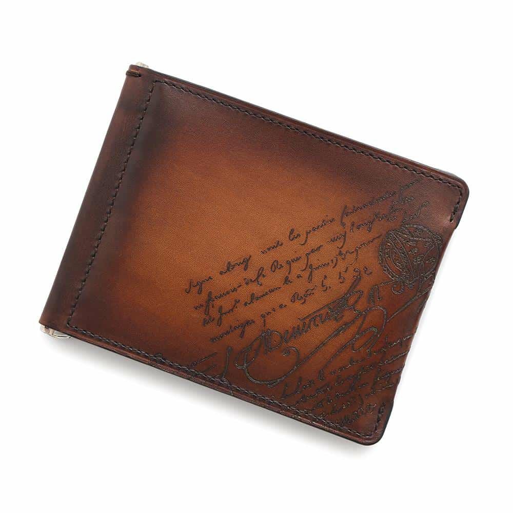 定価11.3万円 ベルルッティ 財布 カリグラフィ マネークリップ ベルルッティ カードケース カリグラフィ マネークリップ レザー