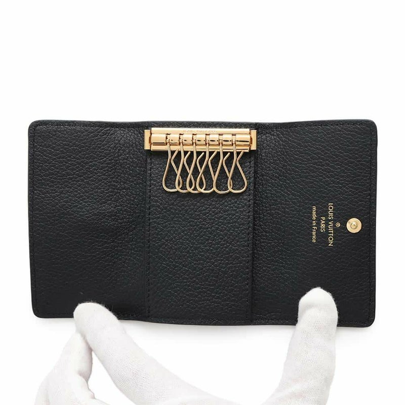 ルイヴィトン キーケース モノグラム・アンプラント 6連キーケース ミュルティクレ6  M64421 LOUIS VUITTON ブラック 黒