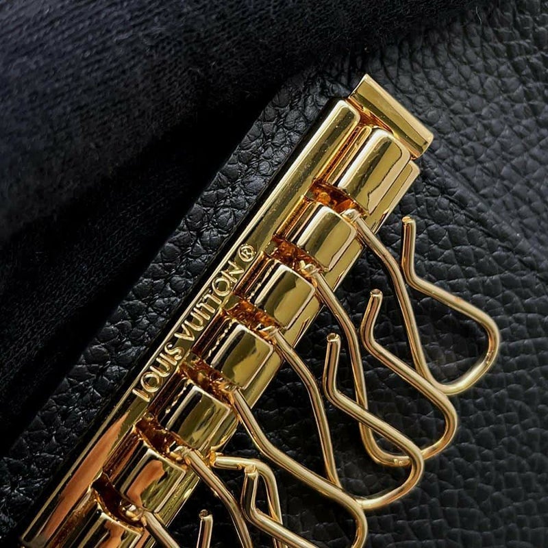 ルイヴィトン キーケース モノグラム・アンプラント 6連キーケース ミュルティクレ6  M64421 LOUIS VUITTON ブラック 黒