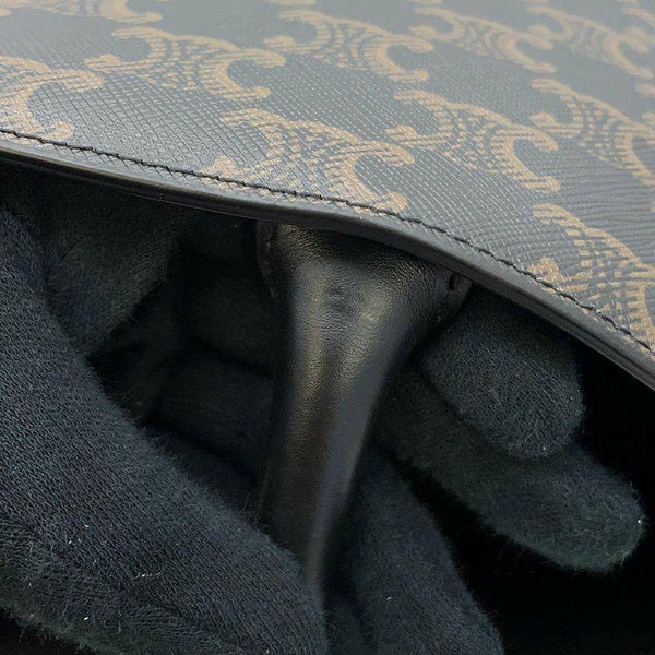 セリーヌ トートバッグ ホリゾンタルカバス トリオンフ PVC 197012 CELINE バッグ 黒